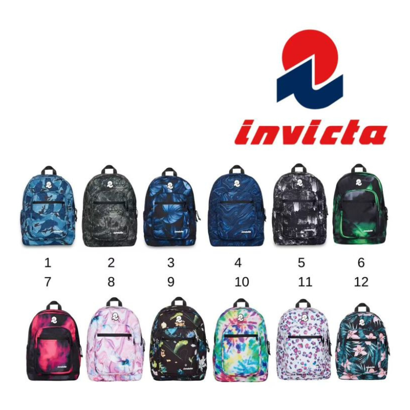 Zaino Invicta Jelek fantasy vari colori...