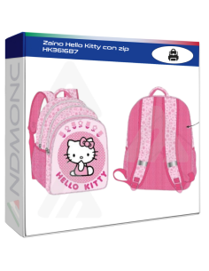 Zaino Hello Kitty con zip HK361687
