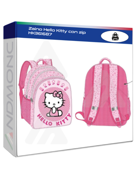 Zaino Hello Kitty con zip HK361687