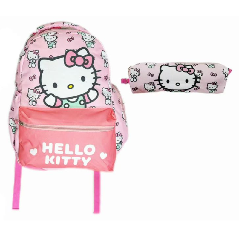 Zaino Hello Kitty set con Astuccio e bustina...