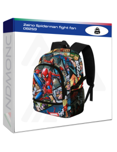 Zaino Spiderman fight fan 08259