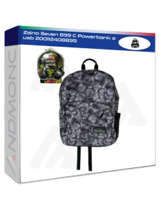 Zaino Seven 899 C Powerbank e usb 200112408899