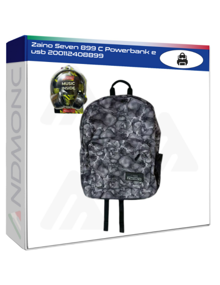 Zaino Seven 899 C Powerbank e usb 200112408899