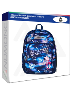 Zaino Seven gloomy heart 200102531550