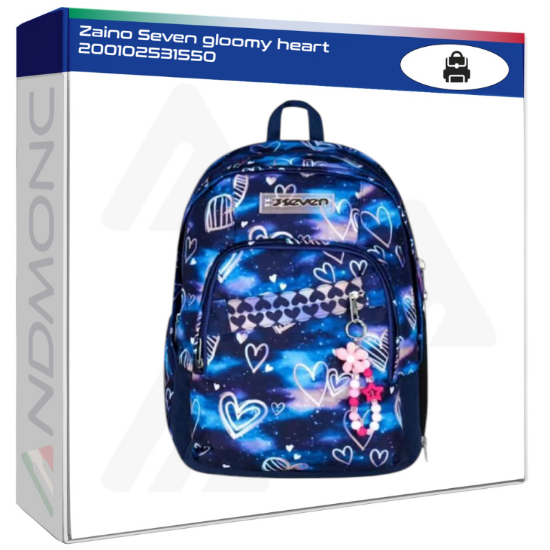 Zaino Seven gloomy heart 200102531550