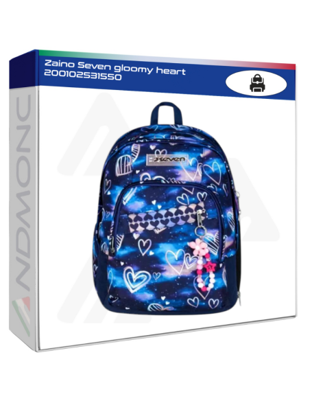 Zaino Seven gloomy heart 200102531550