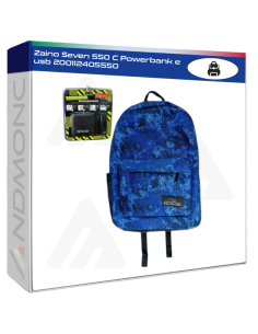 Zaino Seven 550 C Powerbank e usb 200112405550