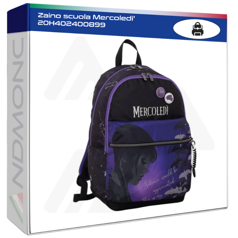 Zaino scuola Mercoledi' 20H402400899