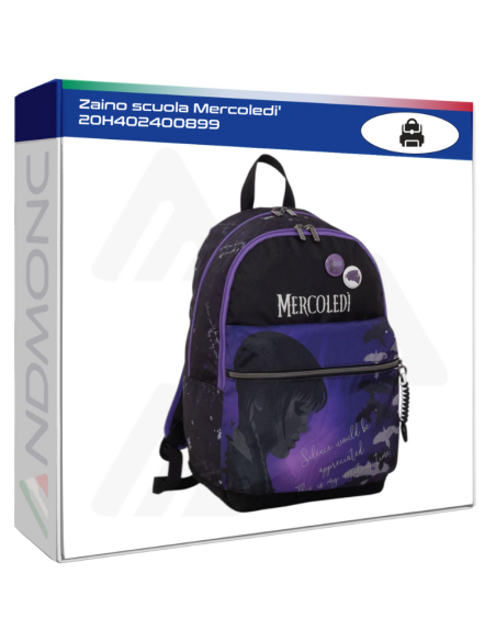 Zaino scuola Mercoledi' 20H402400899