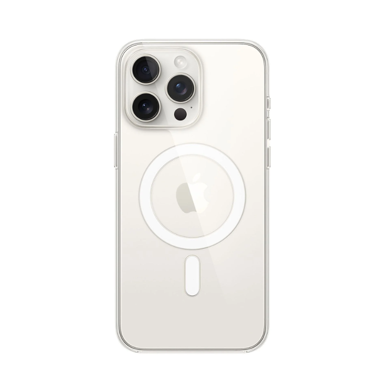 APPLE Custodia MagSafe Trasparente per iPhone 15 Pro Max