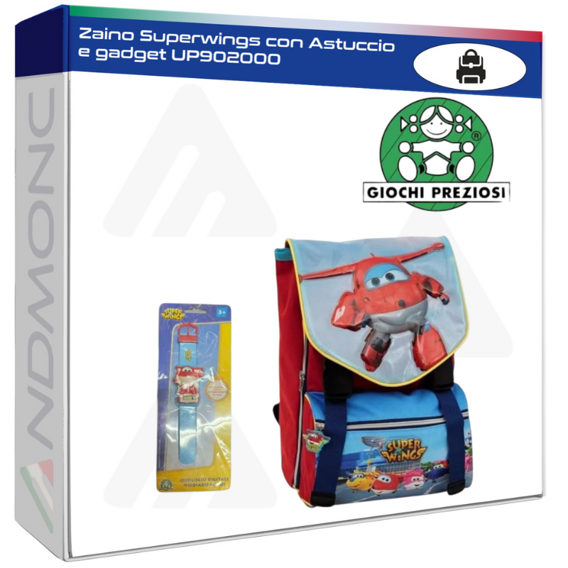 Zaino Superwings con Astuccio e gadget UP902000