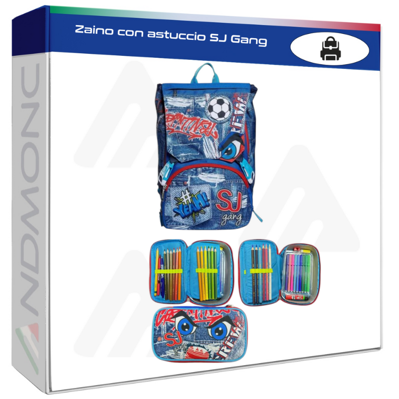 Zaino con astuccio SJ Gang