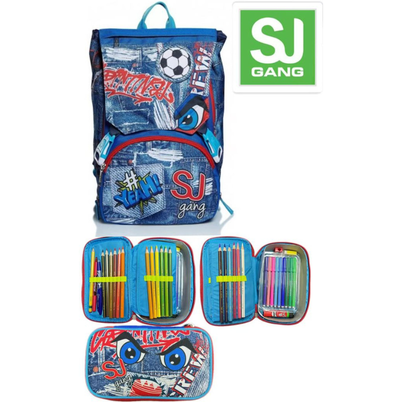 Zaino con astuccio SJ Gang