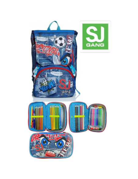 Zaino con astuccio SJ Gang
