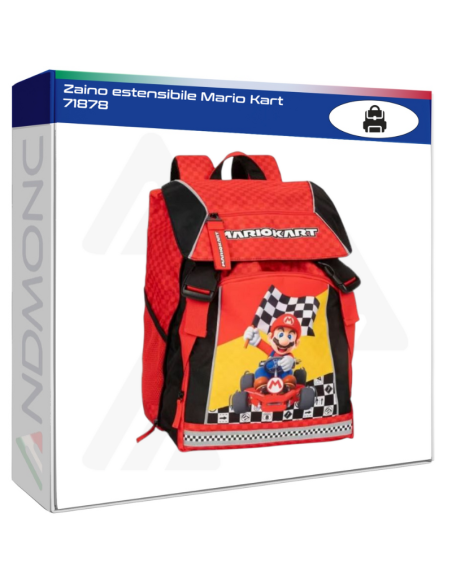Zaino estensibile Mario Kart 71878