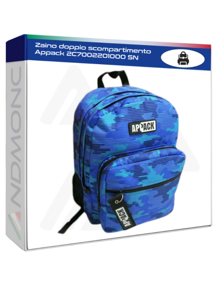 Zaino doppio scompartimento Appack 2C7002201000 SN