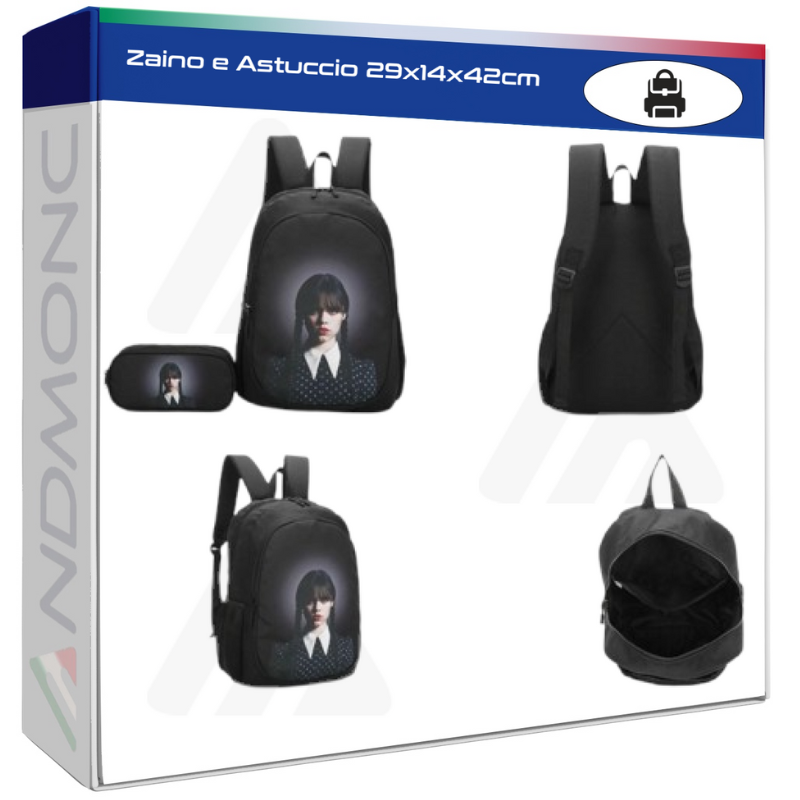 Zaino e Astuccio 29x14x42cm