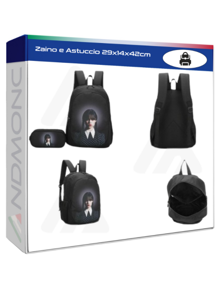 Zaino e Astuccio 29x14x42cm