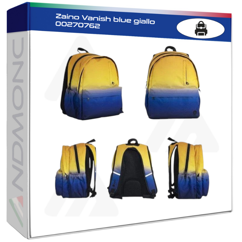 Zaino Vanish blue giallo 00270762