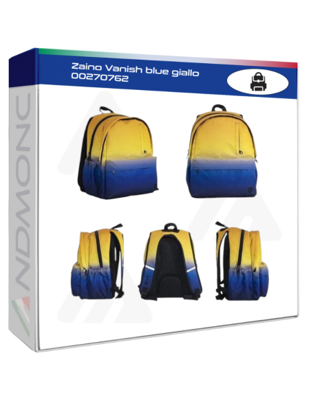 Zaino Vanish blue giallo 00270762