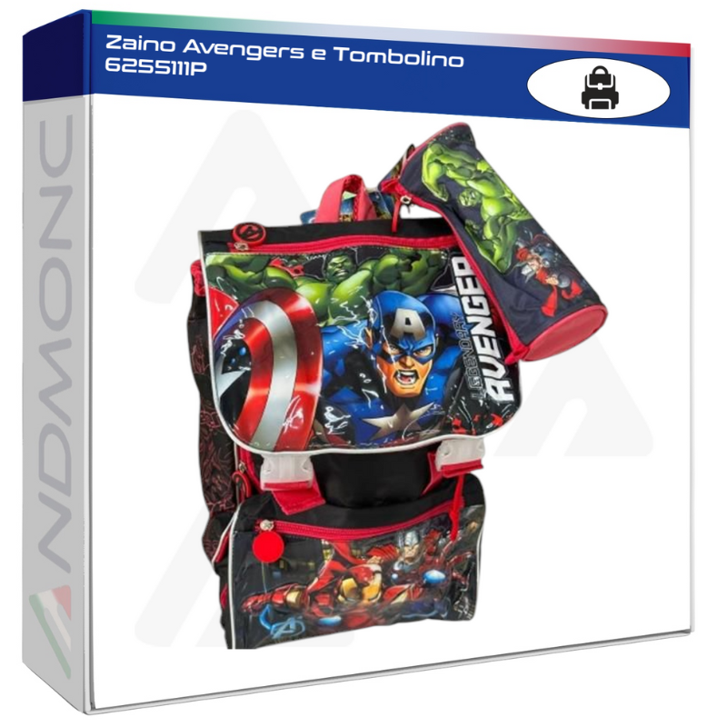 Zaino Avengers e Tombolino 6255111P