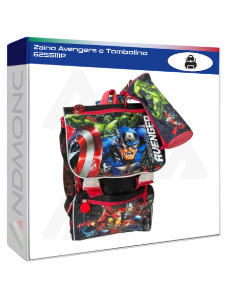 Zaino Avengers e Tombolino 6255111P