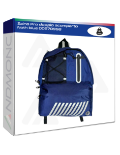 Zaino Pro doppio scomparto Noth blue 00270958