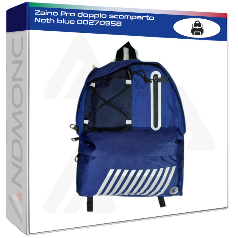 Zaino Pro doppio scomparto Noth blue 00270958