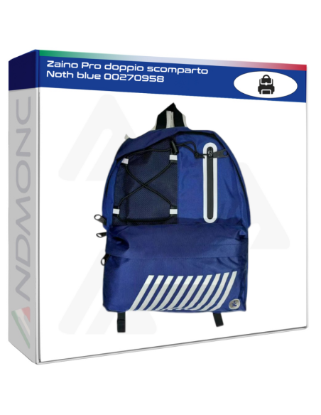 Zaino Pro doppio scomparto Noth blue 00270958