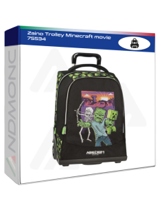 Zaino Trolley Minecraft movie 75534