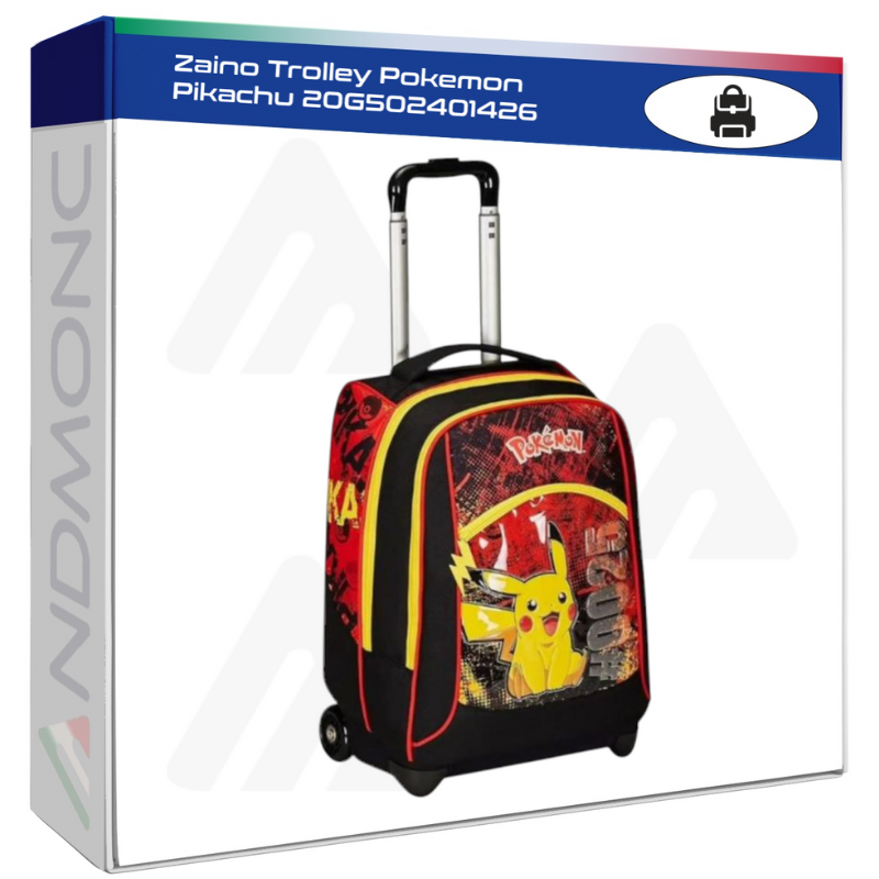 Zaino Trolley Pokemon Pikachu 20G502401426