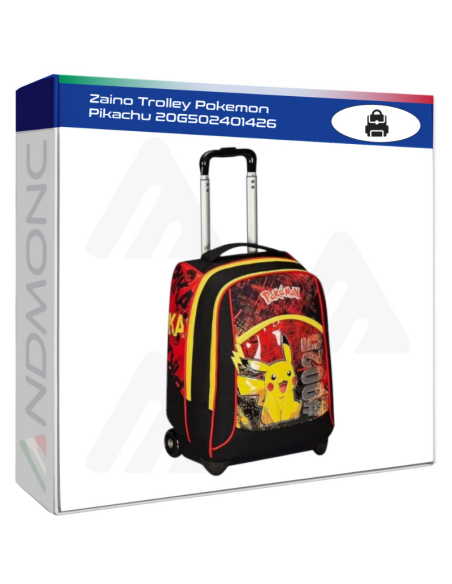 Zaino Trolley Pokemon Pikachu 20G502401426