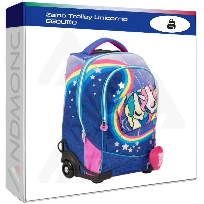 Zaino Trolley Unicorno GG0U1110
