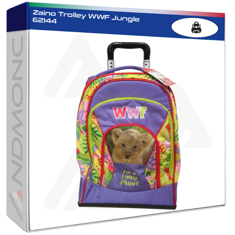 Zaino Trolley WWF Jungle 62144