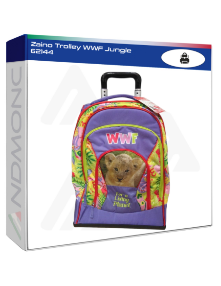 Zaino Trolley WWF Jungle 62144