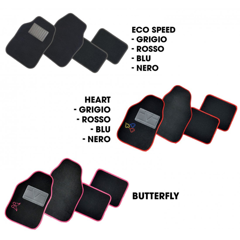 Espositore 60 Tappeti, tappetini Auto in Moquette
