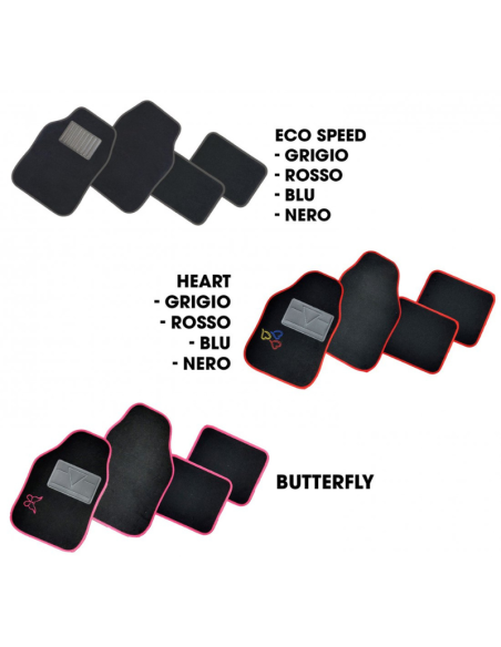 Espositore 60 Tappeti, tappetini Auto in Moquette