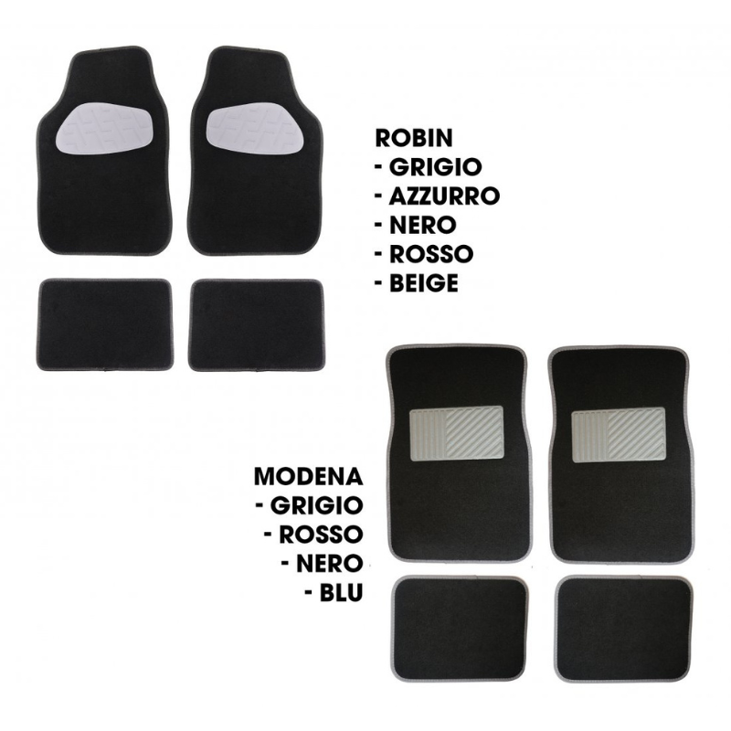 Espositore 60 Tappeti, tappetini Auto in Moquette