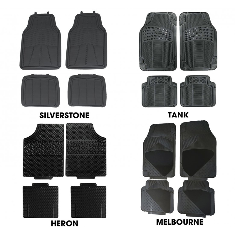 Espositore Tappeti Auto in PVC/Gomma – 50 Pezzi