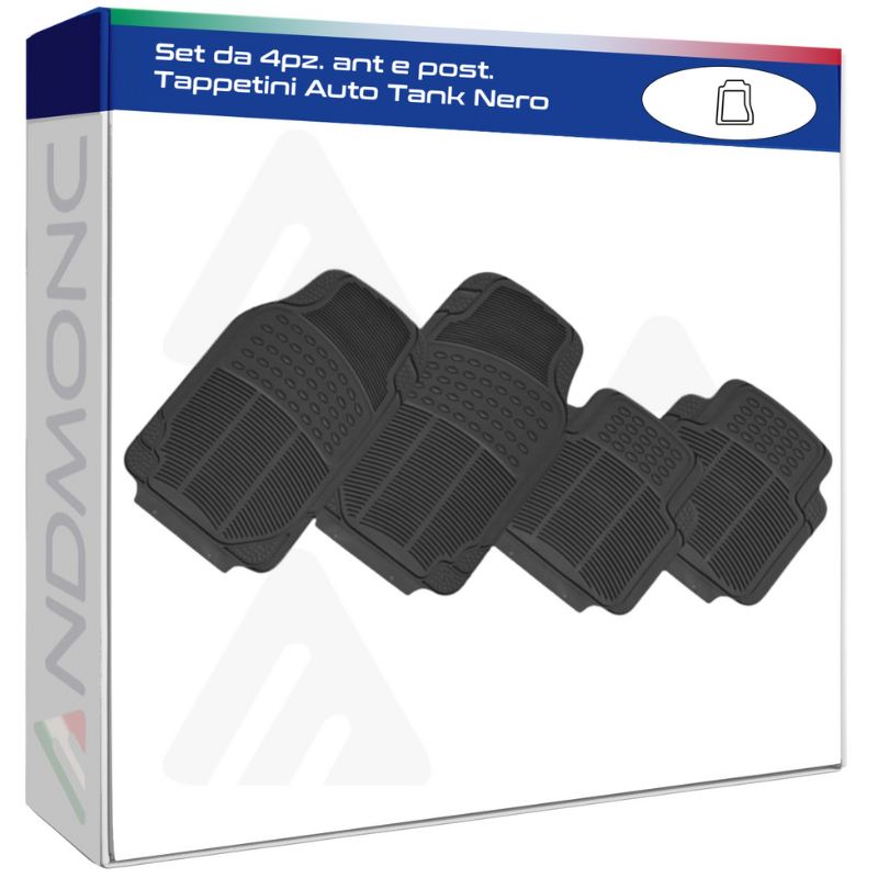 Set da 4pz. ant e post. Tappetini Auto Tank