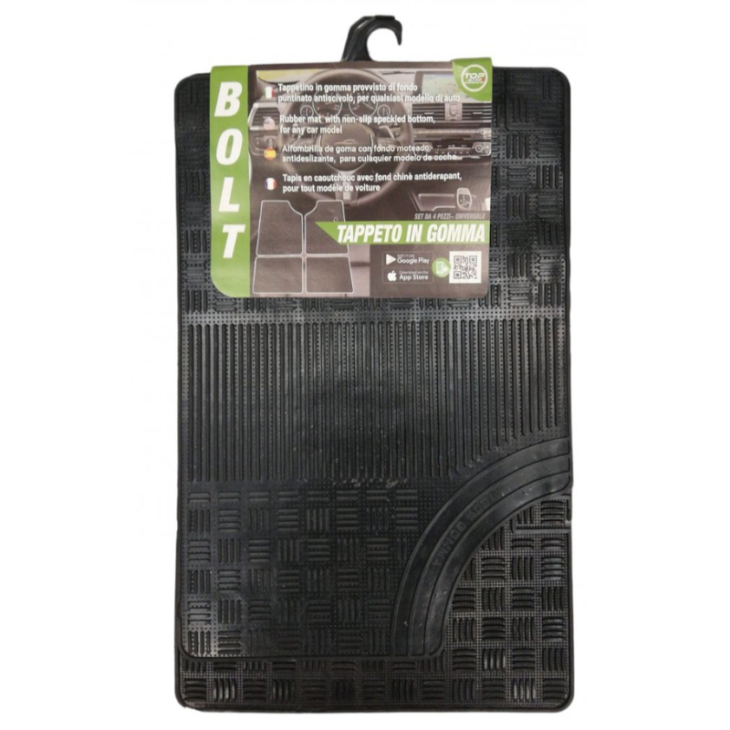 SET 4pz. di tappeti in gomma, tappetini Auto