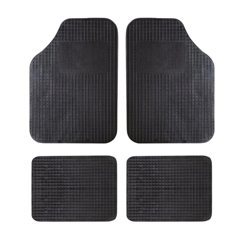 Set di tappeti in PVC 4 pezzi Gomma Condor