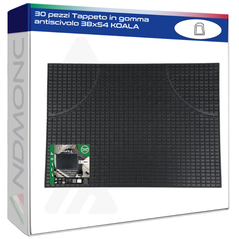 30 pezzi Tappeto in gomma antiscivolo 38x54 KOALA