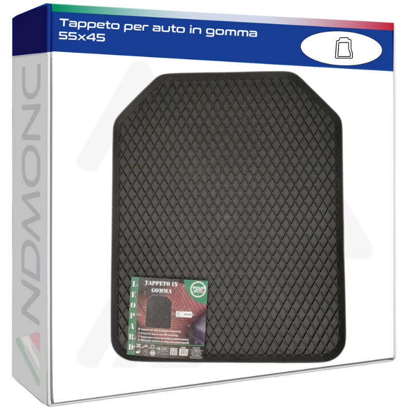 Tappeto per auto in gomma 55x45