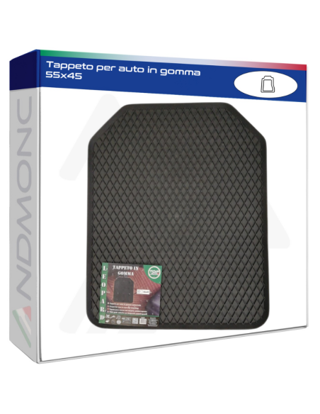 Tappeto per auto in gomma 55x45