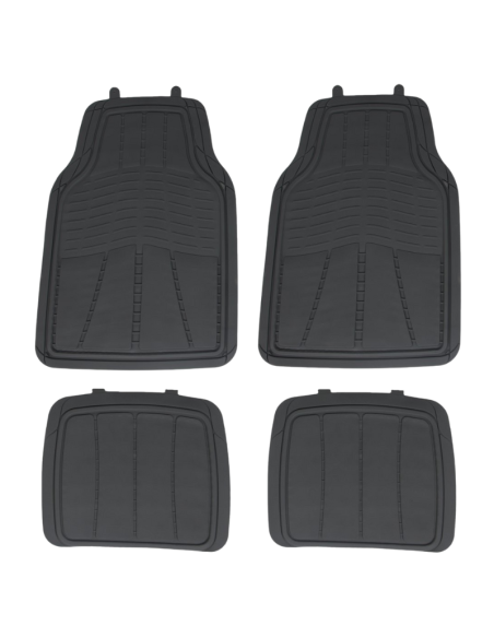 SET 4 pezzi di tappeti in PVC, SILVERSTONE