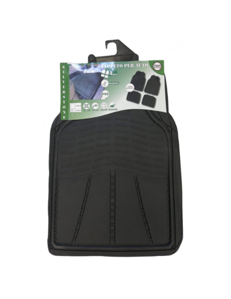 6 SET 4 pezzi di tappeti in PVC, SILVERSTONE