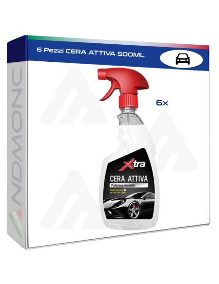 6 Pezzi CERA ATTIVA 500ML