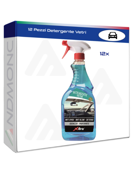 12 Pezzi Detergente Vetri