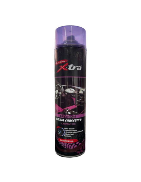 12 Pezzi Lucida Cruscotto Premium Lavanda 600 ML